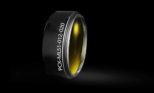 已安装氟化钙(CaF₂)平凸透镜