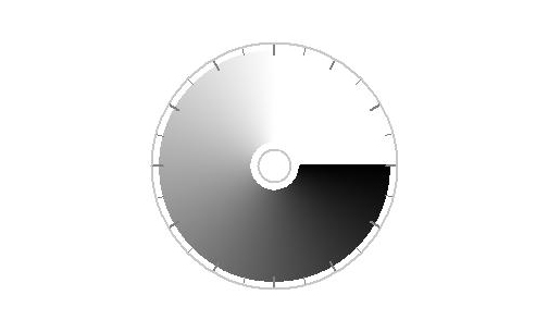 圆形渐变滤光片